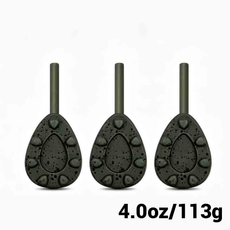 Inline Gripper Carp Fishing Leads – Camo Coated Sinkers