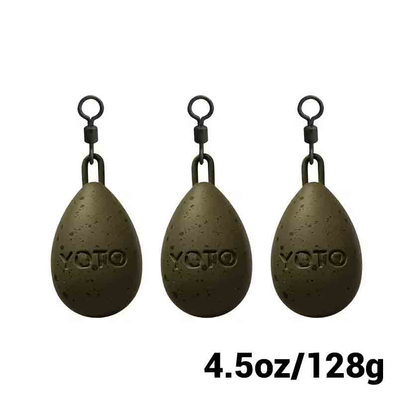 Dumpy Pear Swivel Lead （3 per package）