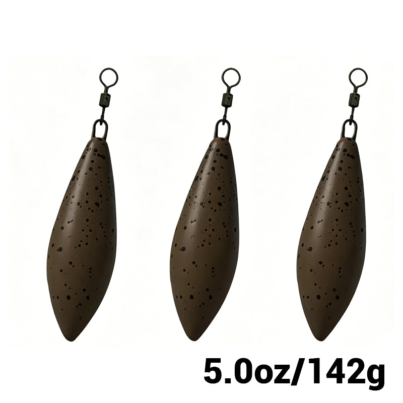 Tournament Casting Carp Lead – Long Distance Bomb Sinker 3 per pack