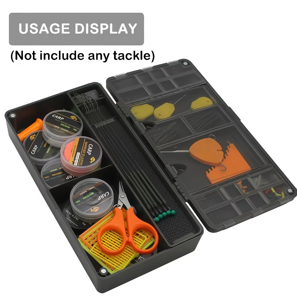 Carp Fishing Tackle Box – Multi-Compartment Organizer Case