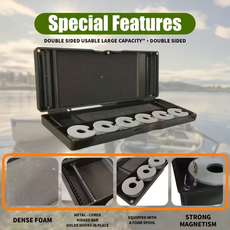 Carp Fishing Tackle Box – Foam Insert Storage Case