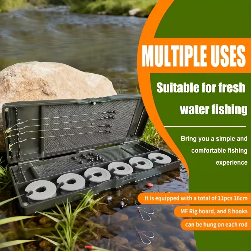 Carp Fishing Tackle Box – Foam Insert Storage Case