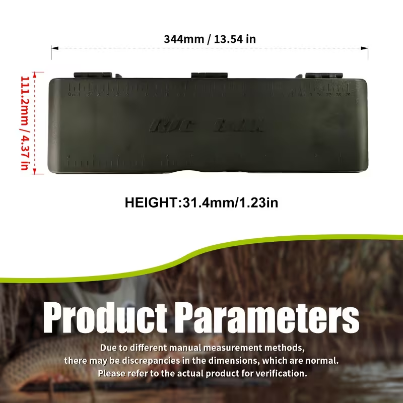Carp Fishing Line Box with Scale – Large Capacity Rig Storage Case