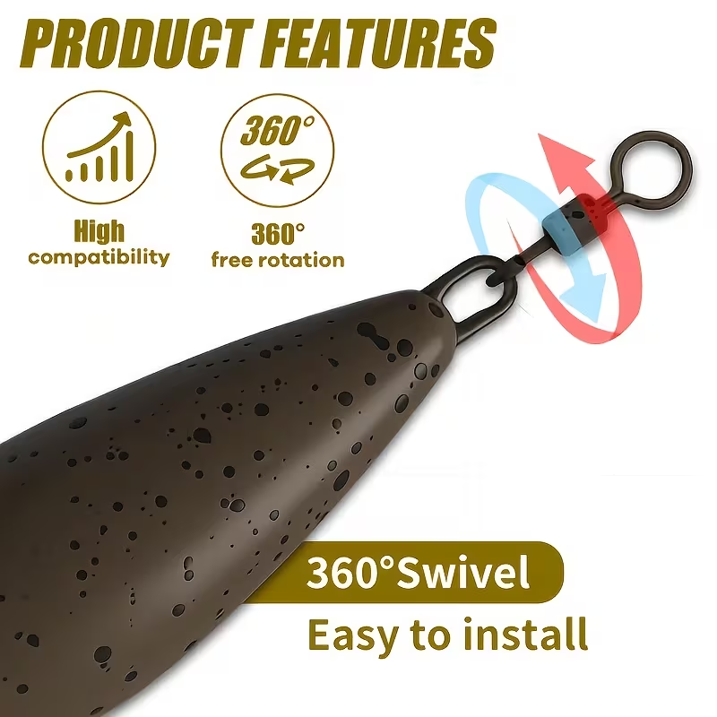 Tournament Casting Carp Lead – Long Distance Bomb Sinker 3 per pack