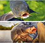 24PCS-Carp-Fishing-Hair-Rigs,Carp Fishing Gear with Wide Gape Hook,Zig Rigs Carp Fishing Kit with Carp Accessories