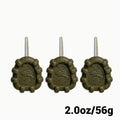 Inline Gripper Carp Fishing Leads – Anti-Roll Sinkers (3 Pack)