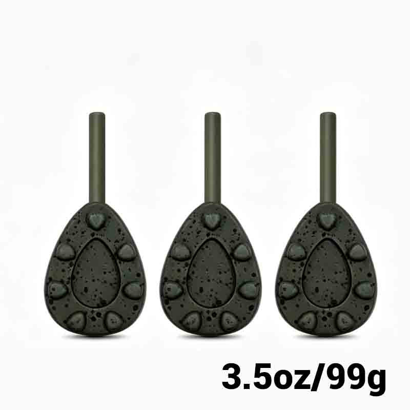 Inline Gripper Carp Fishing Leads – Camo Coated Sinkers