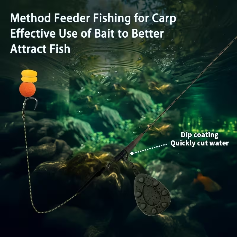 Carp Fishing Pre-Tied Hair Rig Set, Leadcore Leader with 4pcs Hair Rig And Fishing Sinker 56G/71G/85G/99G/113G/128G 5