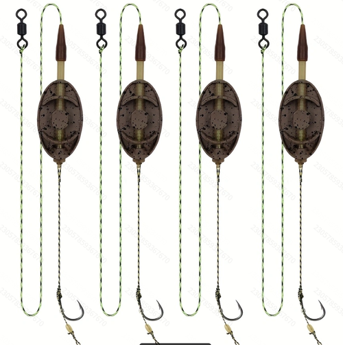 Carp Feeder Rig - B Type Zinc Alloy Single Hook