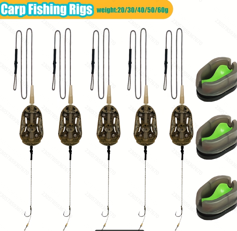 Carp Feeder Rig - Turtle Single Hook