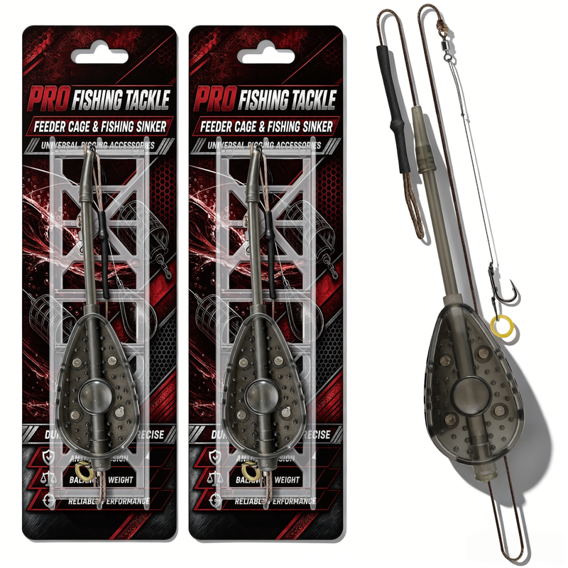 Carp Feeder Rig - A2061L Rubber Ring Hair Rig Single Hook