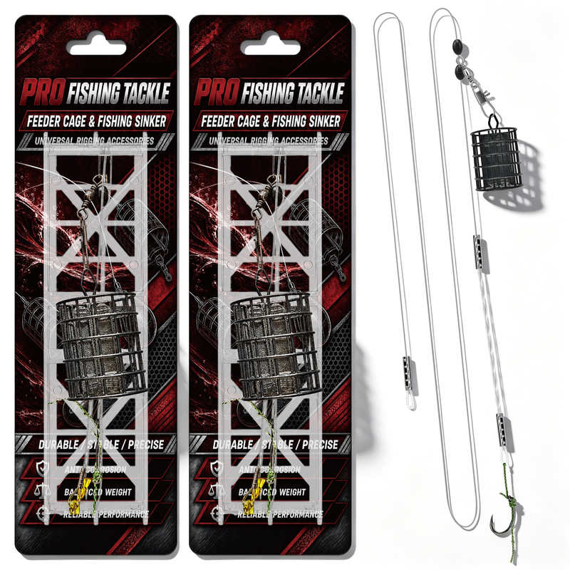 Carp Feeder Rig - B1001K Nylon Sleeve Short Hair Rig